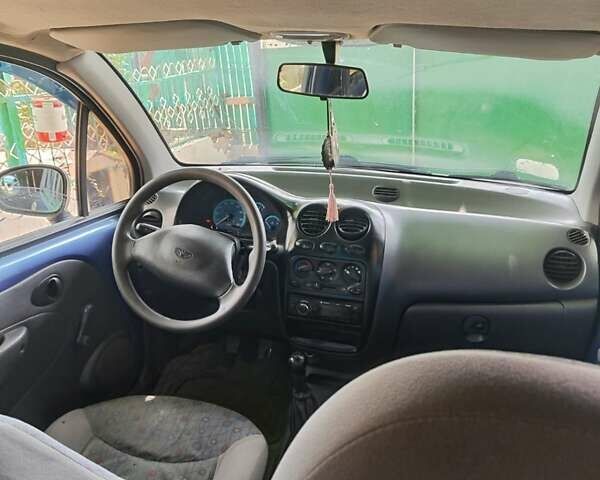 Синий Дэу Матиз, объемом двигателя 0.8 л и пробегом 220 тыс. км за 2200 $, фото 11 на Automoto.ua