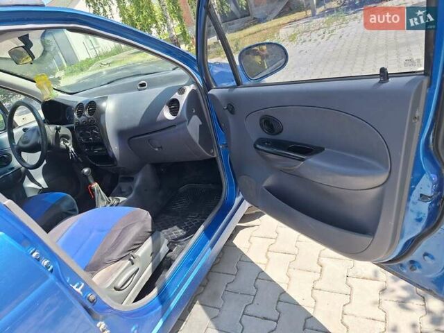 Синий Дэу Матиз, объемом двигателя 0.8 л и пробегом 147 тыс. км за 1550 $, фото 15 на Automoto.ua