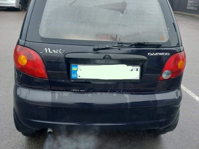 Синий Дэу Матиз, объемом двигателя 0.8 л и пробегом 209 тыс. км за 1650 $, фото 1 на Automoto.ua