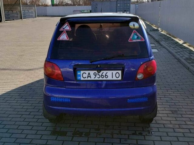 Синій Деу Матіз, об'ємом двигуна 0.8 л та пробігом 121 тис. км за 2250 $, фото 1 на Automoto.ua