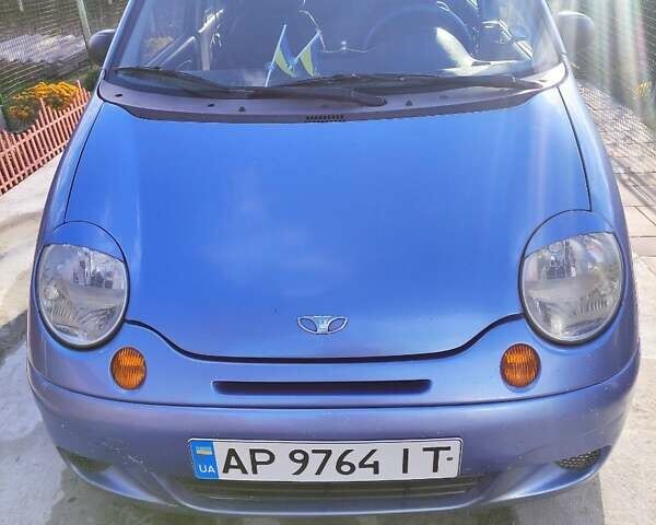 Синій Деу Матіз, об'ємом двигуна 0.8 л та пробігом 192 тис. км за 2100 $, фото 1 на Automoto.ua