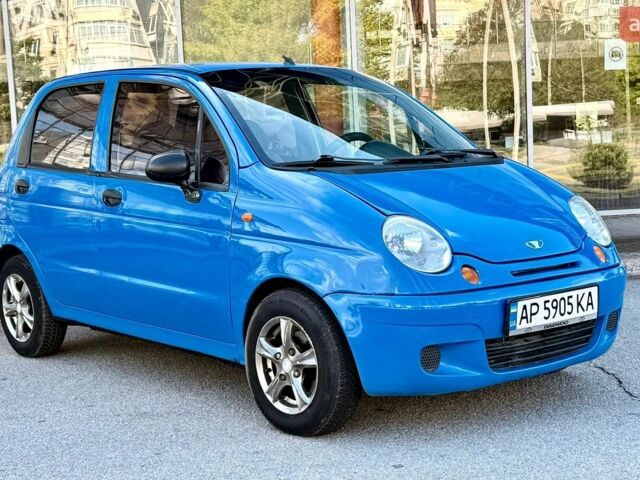 Синий Дэу Матиз, объемом двигателя 0.8 л и пробегом 184 тыс. км за 2200 $, фото 2 на Automoto.ua