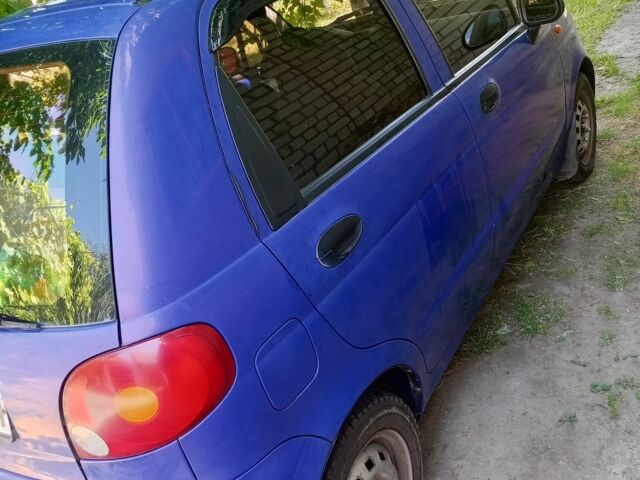 Синій Деу Матіз, об'ємом двигуна 8 л та пробігом 270 тис. км за 1600 $, фото 1 на Automoto.ua