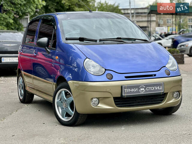 Синий Дэу Матиз, объемом двигателя 1 л и пробегом 135 тыс. км за 2900 $, фото 6 на Automoto.ua