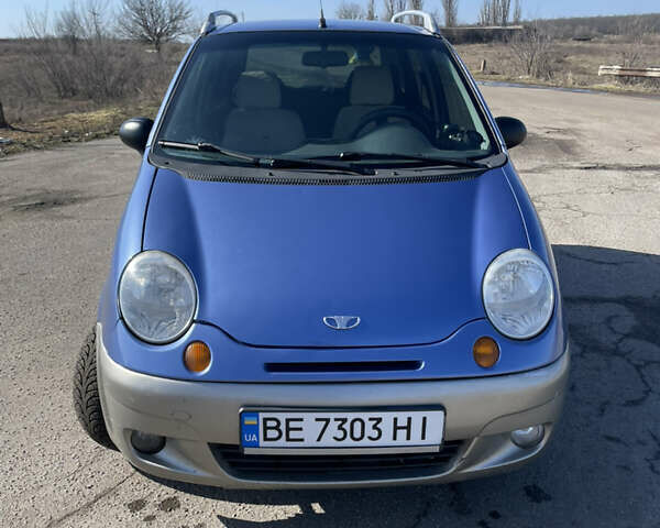 Синий Дэу Матиз, объемом двигателя 1 л и пробегом 145 тыс. км за 2650 $, фото 2 на Automoto.ua