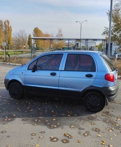 Синий Дэу Матиз, объемом двигателя 0.8 л и пробегом 201 тыс. км за 1500 $, фото 3 на Automoto.ua