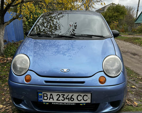 Дэу Матиз 2007 в Александрие на Automoto.ua Синий Дэу Матиз, объемом двигателя 0.8 л и пробегом 131 тыс. км за 3000 $, фото 1 на Automoto.ua