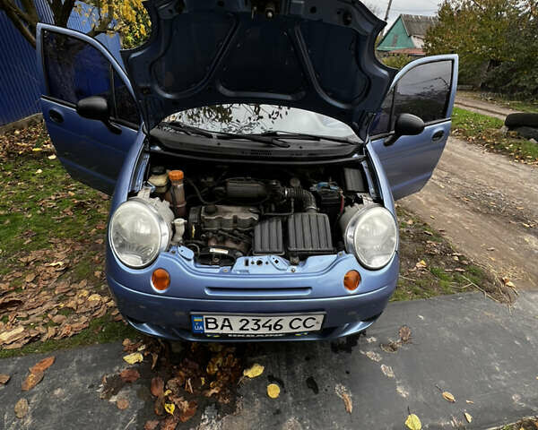 Дэу Матиз 2007 в Александрие на Automoto.ua Синий Дэу Матиз, объемом двигателя 0.8 л и пробегом 131 тыс. км за 3000 $, фото 2 на Automoto.ua