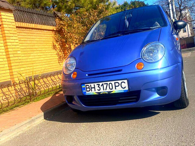 Синий Дэу Матиз, объемом двигателя 0.8 л и пробегом 136 тыс. км за 2400 $, фото 2 на Automoto.ua