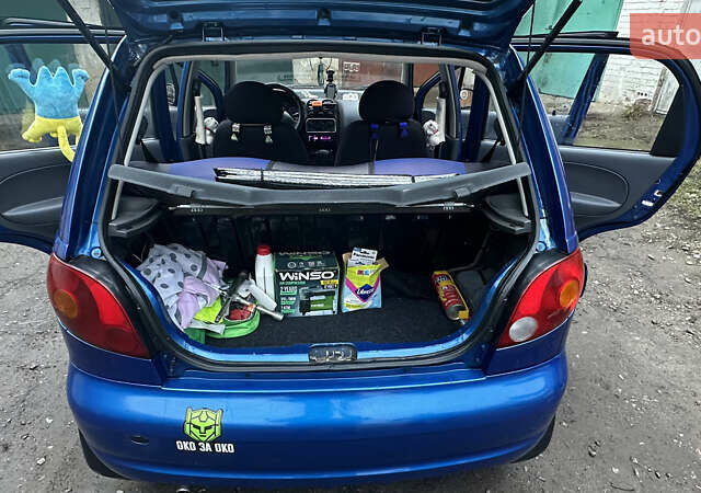 Синий Дэу Матиз, объемом двигателя 0.8 л и пробегом 122 тыс. км за 2350 $, фото 16 на Automoto.ua