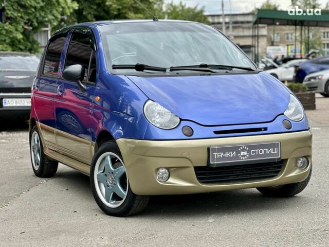 Синий Дэу Матиз, объемом двигателя 1 л и пробегом 135 тыс. км за 3400 $, фото 6 на Automoto.ua