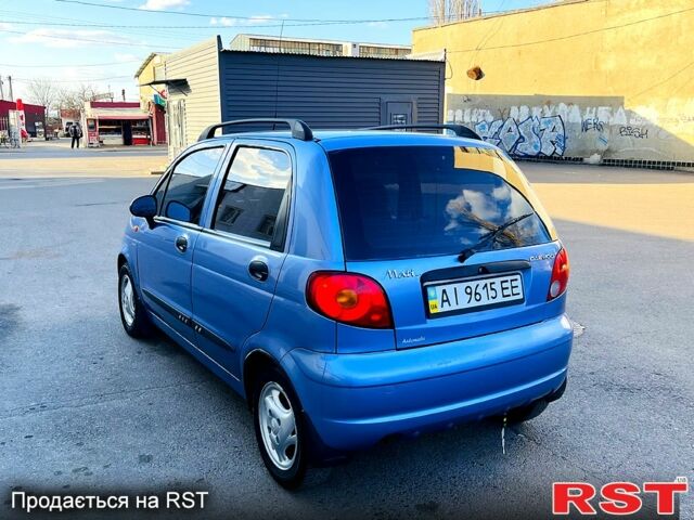 Синій Деу Матіз, об'ємом двигуна 0.8 л та пробігом 72 тис. км за 2500 $, фото 3 на Automoto.ua