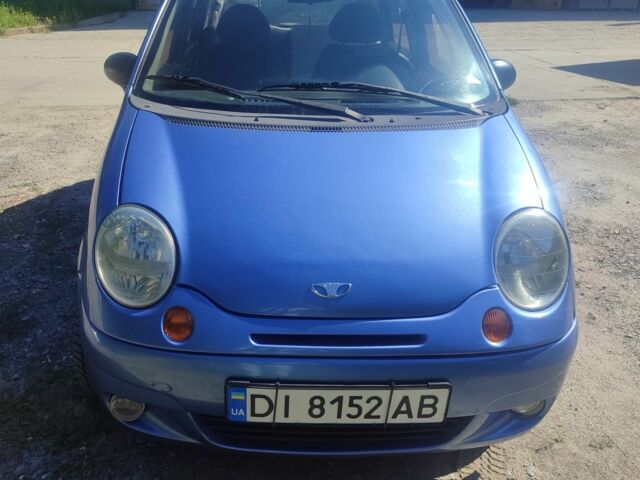 Синий Дэу Матиз, объемом двигателя 0.8 л и пробегом 78 тыс. км за 2500 $, фото 1 на Automoto.ua