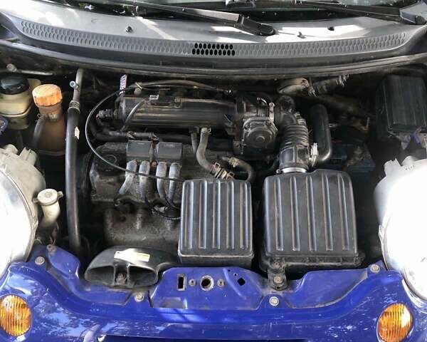 Синий Дэу Матиз, объемом двигателя 1 л и пробегом 140 тыс. км за 2500 $, фото 8 на Automoto.ua