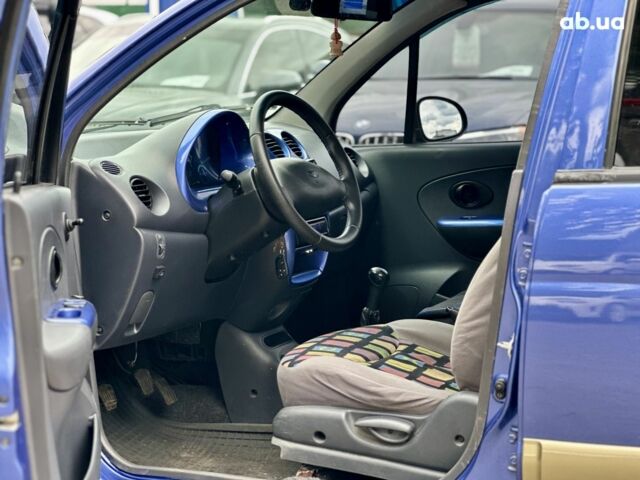 Синий Дэу Матиз, объемом двигателя 1 л и пробегом 135 тыс. км за 3400 $, фото 9 на Automoto.ua