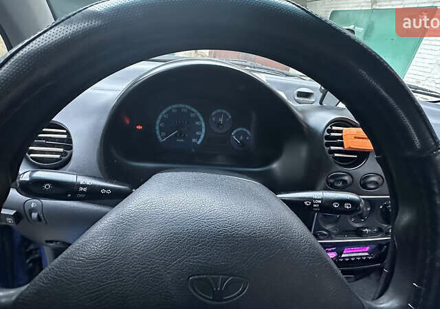 Синий Дэу Матиз, объемом двигателя 0.8 л и пробегом 122 тыс. км за 2350 $, фото 13 на Automoto.ua