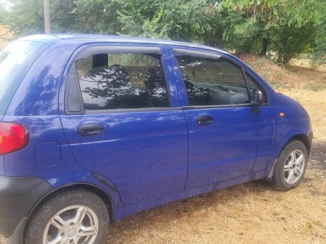 Синий Дэу Матиз, объемом двигателя 0.8 л и пробегом 190 тыс. км за 1500 $, фото 3 на Automoto.ua