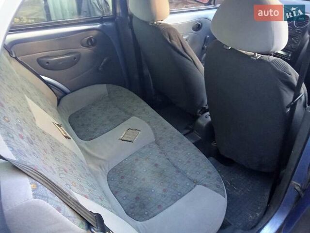 Синій Деу Матіз, об'ємом двигуна 0.8 л та пробігом 554 тис. км за 1600 $, фото 11 на Automoto.ua