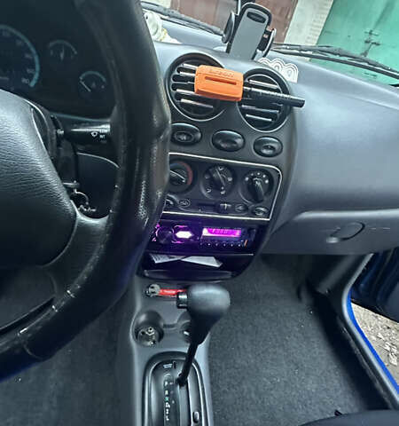 Синий Дэу Матиз, объемом двигателя 0.8 л и пробегом 122 тыс. км за 2350 $, фото 14 на Automoto.ua