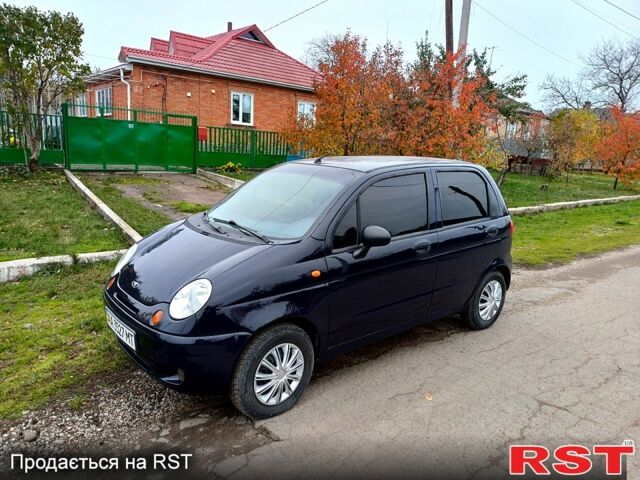 Синий Дэу Матиз, объемом двигателя 0.8 л и пробегом 186 тыс. км за 2700 $, фото 3 на Automoto.ua