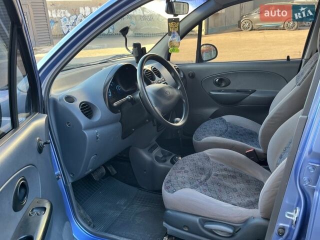 Синий Дэу Матиз, объемом двигателя 0.8 л и пробегом 72 тыс. км за 2500 $, фото 11 на Automoto.ua