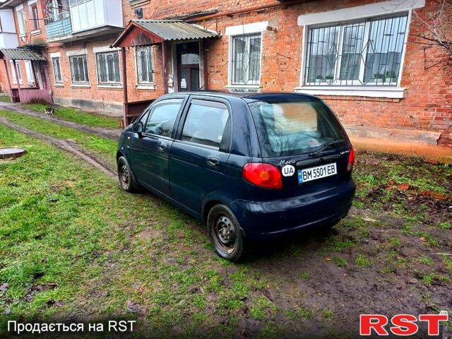 Синій Деу Матіз, об'ємом двигуна 0.8 л та пробігом 106 тис. км за 1650 $, фото 3 на Automoto.ua