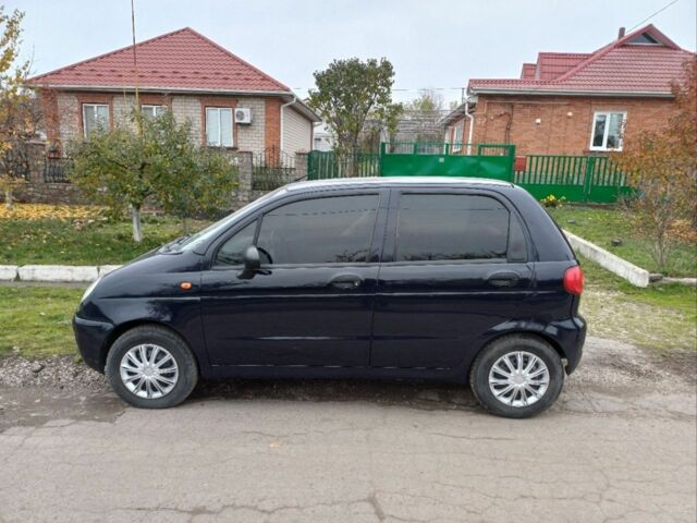 Синий Дэу Матиз, объемом двигателя 0.8 л и пробегом 186 тыс. км за 2700 $, фото 8 на Automoto.ua