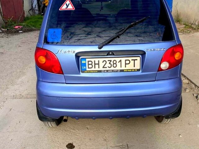 Синий Дэу Матиз, объемом двигателя 0.8 л и пробегом 181 тыс. км за 2999 $, фото 3 на Automoto.ua