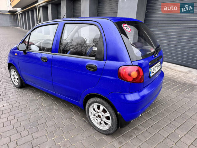 Синий Дэу Матиз, объемом двигателя 0.8 л и пробегом 186 тыс. км за 2200 $, фото 6 на Automoto.ua