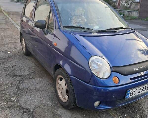 Синий Дэу Матиз, объемом двигателя 0.8 л и пробегом 192 тыс. км за 2750 $, фото 4 на Automoto.ua