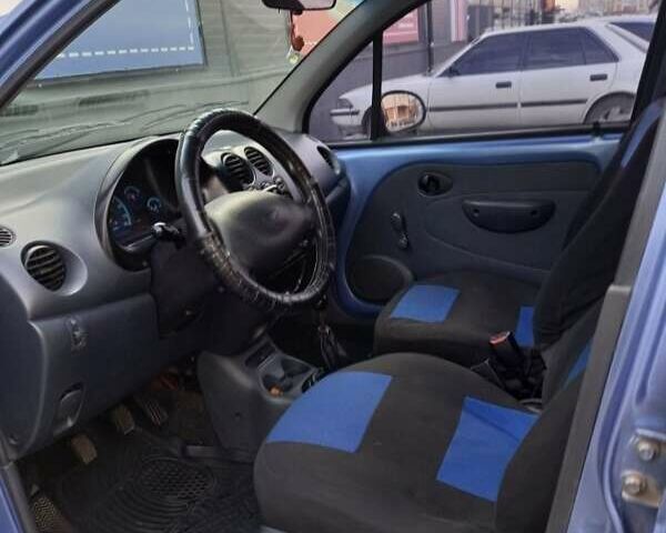 Синий Дэу Матиз, объемом двигателя 0.8 л и пробегом 184 тыс. км за 2200 $, фото 7 на Automoto.ua