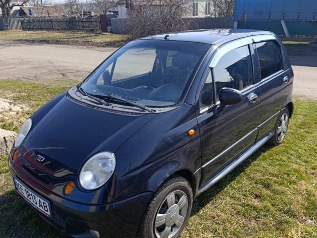 Синий Дэу Матиз, объемом двигателя 1 л и пробегом 200 тыс. км за 1300 $, фото 1 на Automoto.ua