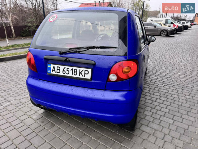 Синий Дэу Матиз, объемом двигателя 0.8 л и пробегом 186 тыс. км за 2200 $, фото 5 на Automoto.ua
