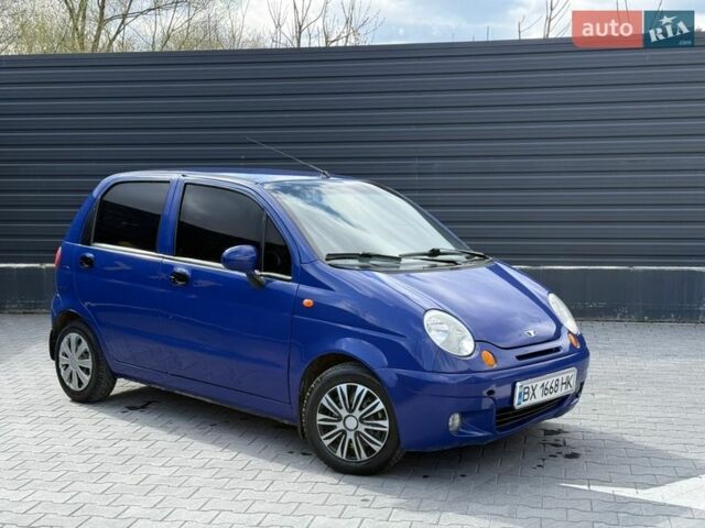 Синий Дэу Матиз, объемом двигателя 0.8 л и пробегом 218 тыс. км за 1600 $, фото 8 на Automoto.ua