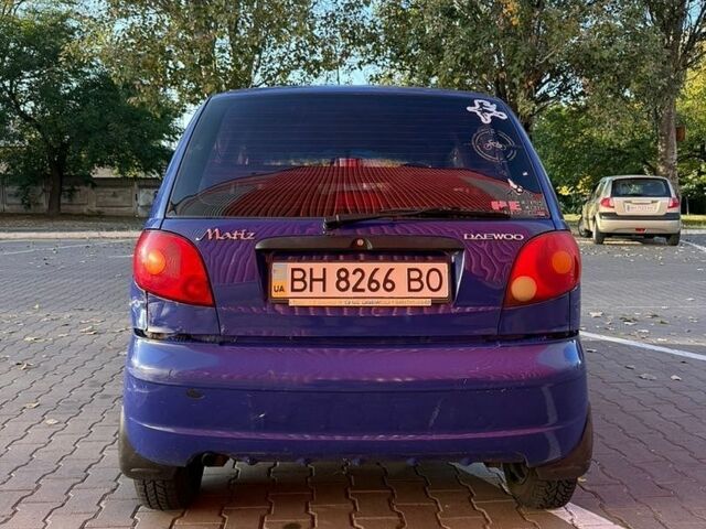Синий Дэу Матиз, объемом двигателя 0.8 л и пробегом 183 тыс. км за 1600 $, фото 4 на Automoto.ua