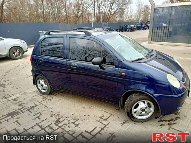 Синий Дэу Матиз, объемом двигателя 0.8 л и пробегом 164 тыс. км за 2400 $, фото 4 на Automoto.ua