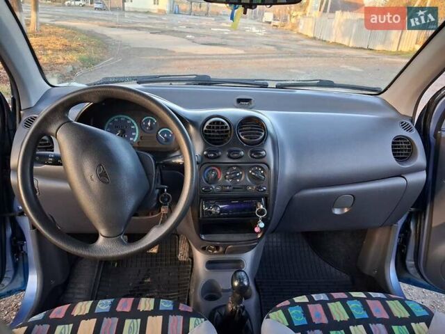 Синий Дэу Матиз, объемом двигателя 1 л и пробегом 173 тыс. км за 2450 $, фото 14 на Automoto.ua