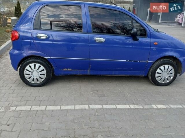 Синий Дэу Матиз, объемом двигателя 0.8 л и пробегом 159 тыс. км за 1850 $, фото 5 на Automoto.ua