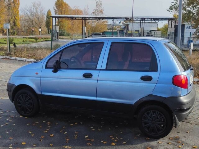 Синий Дэу Матиз, объемом двигателя 0.8 л и пробегом 201 тыс. км за 2000 $, фото 1 на Automoto.ua