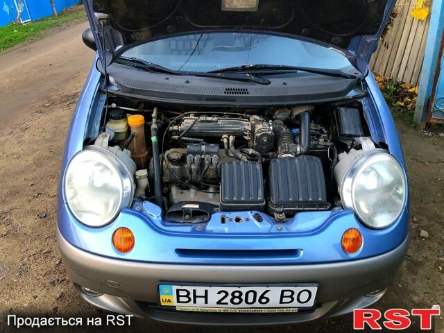 Синий Дэу Матиз, объемом двигателя 1 л и пробегом 125 тыс. км за 2500 $, фото 6 на Automoto.ua