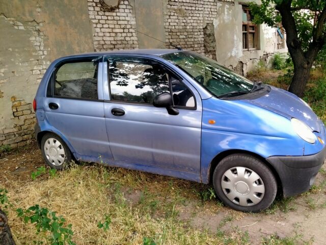 Синий Дэу Матиз, объемом двигателя 0.8 л и пробегом 150 тыс. км за 1700 $, фото 2 на Automoto.ua