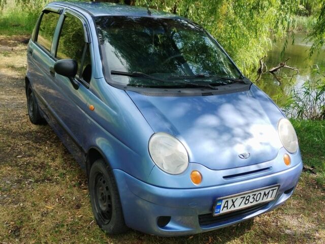 Синий Дэу Матиз, объемом двигателя 0.8 л и пробегом 130 тыс. км за 3100 $, фото 5 на Automoto.ua