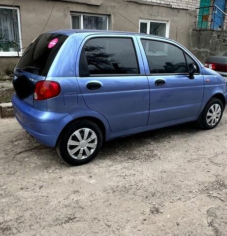 Синий Дэу Матиз, объемом двигателя 0.8 л и пробегом 116 тыс. км за 2500 $, фото 2 на Automoto.ua
