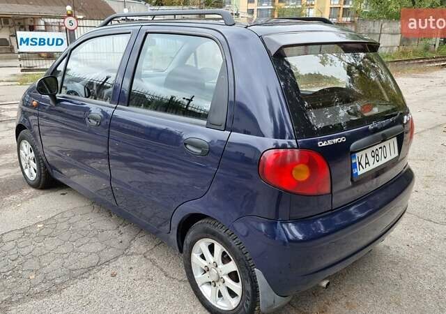Синий Дэу Матиз, объемом двигателя 0.8 л и пробегом 155 тыс. км за 1800 $, фото 4 на Automoto.ua