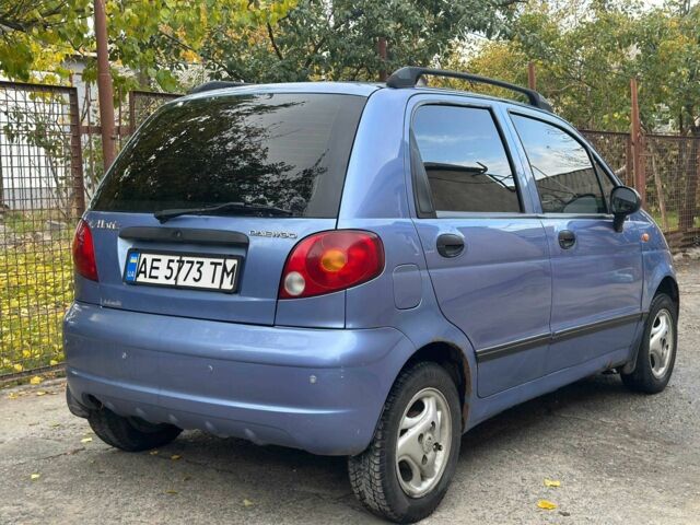 Дэу Матиз 2007 в Днепре (Днепропетровске) на Automoto.ua Синий Дэу Матиз, объемом двигателя 0.8 л и пробегом 106 тыс. км за 2300 $, фото 3 на Automoto.ua