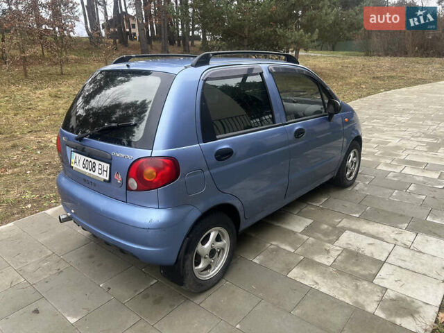 Синий Дэу Матиз, объемом двигателя 0.8 л и пробегом 56 тыс. км за 2150 $, фото 4 на Automoto.ua