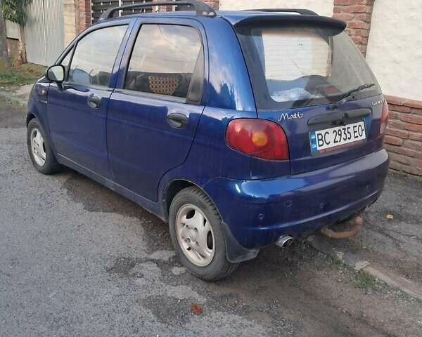 Синий Дэу Матиз, объемом двигателя 0.8 л и пробегом 192 тыс. км за 2750 $, фото 2 на Automoto.ua