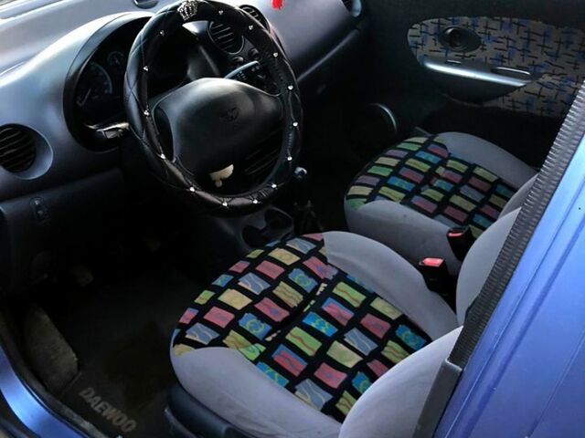 Синий Дэу Матиз, объемом двигателя 1 л и пробегом 125 тыс. км за 2500 $, фото 9 на Automoto.ua