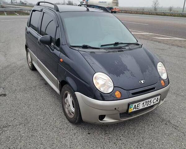 Синий Дэу Матиз, объемом двигателя 1 л и пробегом 129 тыс. км за 2500 $, фото 1 на Automoto.ua