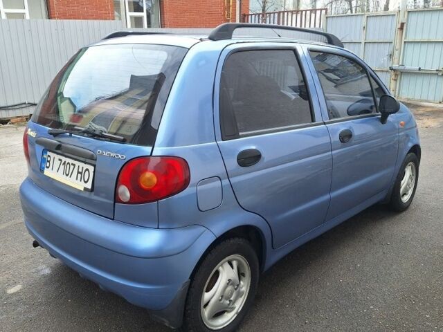 Синій Деу Матіз, об'ємом двигуна 1 л та пробігом 80 тис. км за 2900 $, фото 2 на Automoto.ua